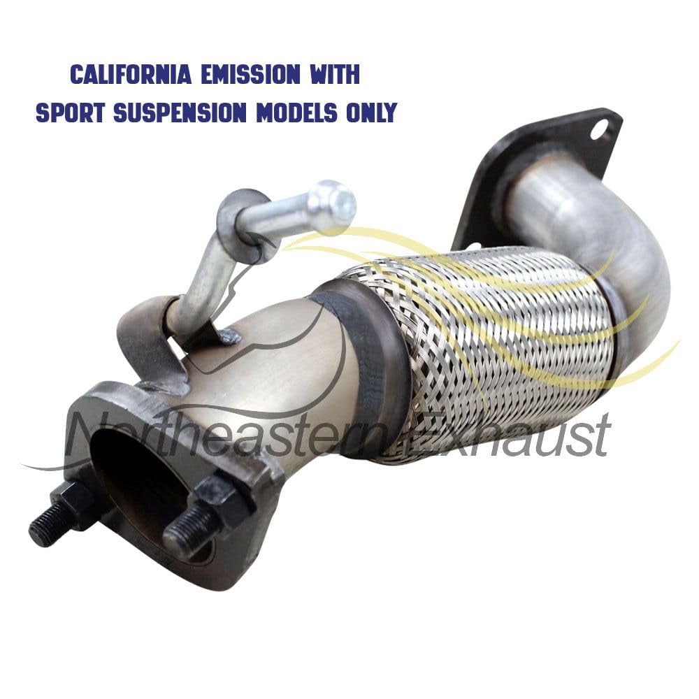Northeastern Exhaust Front Flex Pipe Fits 2011-2014 Hyundai Sonata & 2011-2012 Kia Optima 2.4L Sedan - Direct Fit | Stainless Steel | Includes Gaskets & Bolt Kit