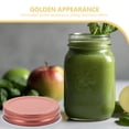 thumbnail image 2 of 12 Pcs Jar Covers for Home Multipurpose Canning Lids Rose Gold, 2 of 6