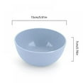 PEEIUO Blue Unbreakable Cereal Bowls Wheat Straw Fiber Lightweight
