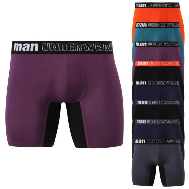 Valcatch Men's Underwear Boxer Briefs Cotton Anti-Chafing &  Moisture-Wicking Thin Sporty Breathable Mid-rise Underwear,3Pack