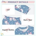 thumbnail image 4 of joogoo Cute Axolotl Pajamas Set Long Sleeve Soft Cotton Sleepwear 2 Piece 18M, 4 of 7