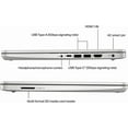 thumbnail image 5 of HP 14" HD BrightView Student Laptop, Intel N4120 Quad-Core, 16GB RAM, 128GB Storage(64GB eMMC+64GB SD Card), One Year Office 365, WiFi, Webcam, HDMI, USB-A&C, Win 11 S, USB 3.0 Hub, Natural Silver, 5 of 5