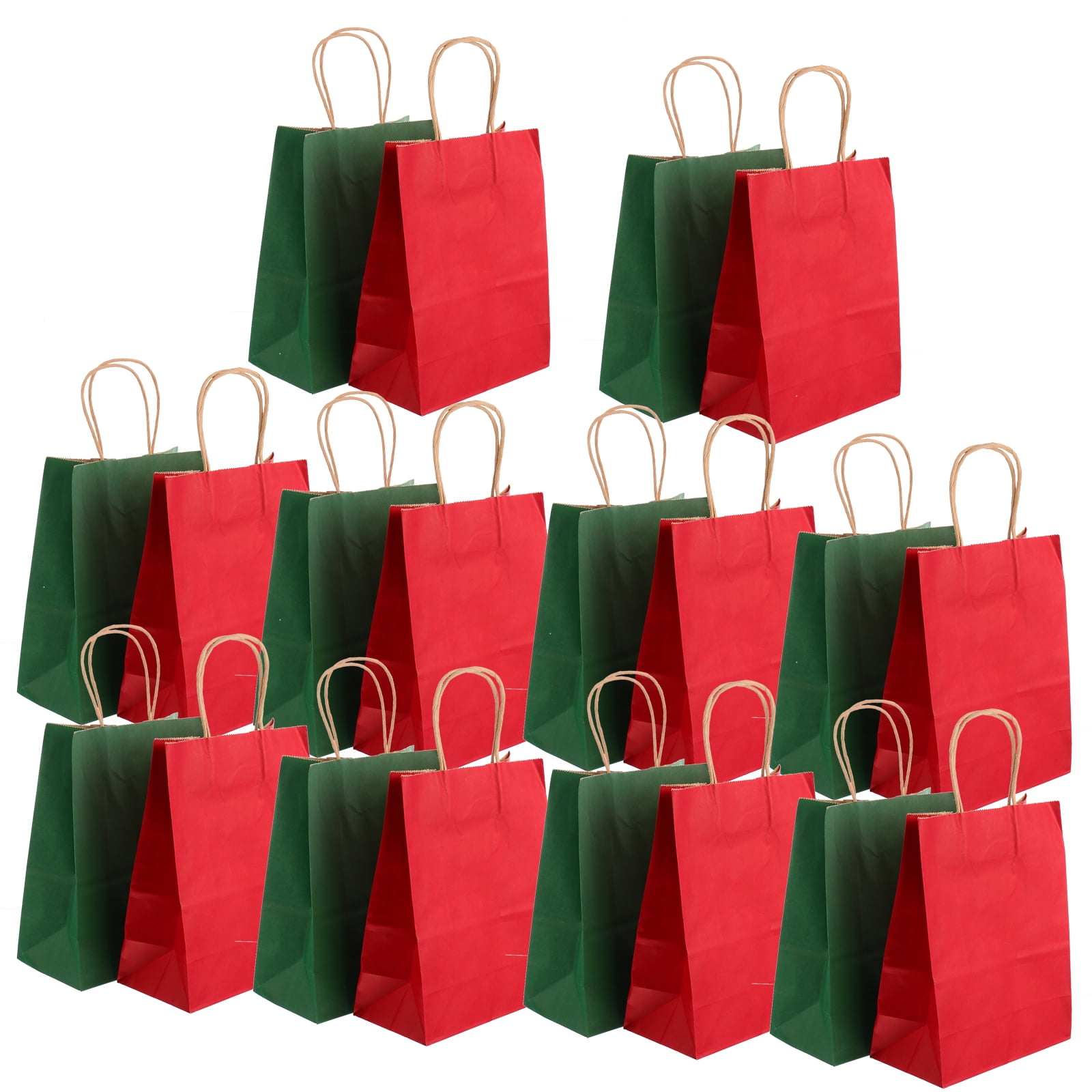 Prime Line Packaging Olive Green Colored Paper Bags, 10x5x13 / Olive / 100 PCS.