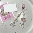 thumbnail image 4 of SIEYIO Beaded Bag Charm Colorful Keyring Elegant Keychain Personalized Phone Decoration, 4 of 21
