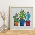 thumbnail image 2 of Cuadros Decorativos Pintura de diamante de taladro completo de cactus de cristal en forma especial 5D Ehuebsd Nuevos Originales, 2 of 9