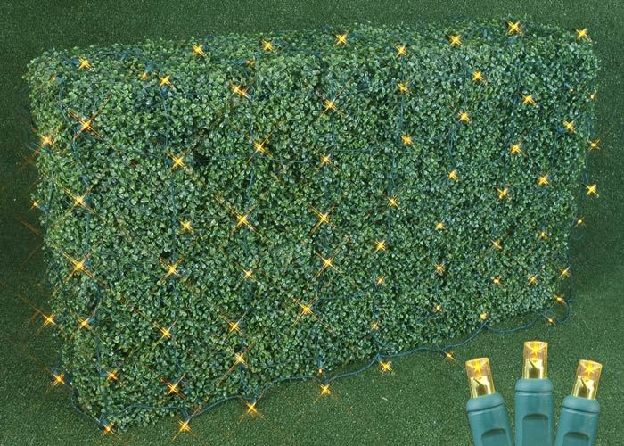 Novelty Lights 100 Yellow LED Net Lights (4 FT X 6 FT), 5MM Lights