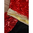 thumbnail image 6 of TTAO Kids Sparkle Ballet Leotard Sleeveless Dance Bodysuit Girls Christmas Gymnastics Jumpsuit Sequin Latin Dress Red 8, 6 of 7