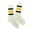 Yellow, variant on IWRICH Couples Crew Socks Striped Athletic Socks for Women Men Fashion Slouch Solid Color Mid Calf Tube Socks Yellow