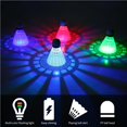 thumbnail image 4 of Toystoory 6 Pieces LED Badminton Luminous Lighting Night Training Nylon Shuttlecocks Sponge Head Ball for Backyards Indoor Activities Type2 NO2, 4 of 6
