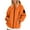 Orange, variant on Bibifish Women Jackets Lightweight Windbreaker Outdoor Hiking Zip Up Jackets Fall Hooded Waterproof Versatile Travel Raincoats With Pockets