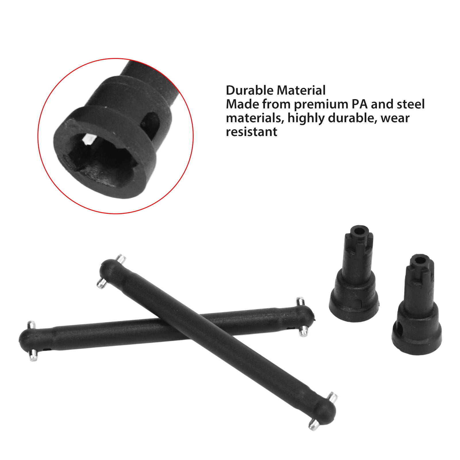 Jeu D'arbres de Transmission Avant et Arrière RC, Arbre de Transmission CVD en Acier pour Voiture RC SCY 16101 16102 16103 16201PRO Jeu D'arbres de Transmission Avant et Arrière RC, Arbre de Transmission CVD en Acier pour Voiture RC SCY 16101 16102 16103 16201PRO