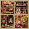 thumbnail image 5 of Fantasy Dollhouse Book Nook Kit - Miniature Wizardi Roombox Kit, 5 of 5