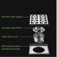 thumbnail image 5 of Baño Electrodomésticos de drenaje de piso grande Escurridor Herramientas de drenaje de acero inoxidable 1pcs-silver esquí esquí Gafas de esquí, 5 of 5