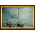thumbnail image 2 of La Pastiche  Justyna Kopania 'Boats' Framed Fine Art Print, 2 of 5