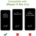 thumbnail image 2 of for iPhone 11 Pro Luxury PU Leather Case with Card Holder,Cash Slots,Stand Function Back Wallet Case Flip Wrist Strap Double Magnetic Clasp Durable Case for iPhone 11 Pro 5.8",Black, 2 of 15