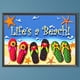 thumbnail image 1 of Cuadros Decorativos Kit de pintura de diamante de taladro redondo completo 5D DIY Decoración de chanclas de playa (ZQ144) Wdftyju embutido en tela, 1 of 9