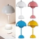 thumbnail image 1 of Flower Bud Table Lamps Rechargeable Modern Mushroom Desk Lamp Touch Control Led Night Light Home Bedroom Decorations, 1 of 5