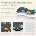 thumbnail image 2 of Cars Road Beach Blanket Outdoor Picnic Blanket 78"x 78" Waterproof Foldable for Beach Camping Travel Hiking Grass Lawn Park, 2 of 5