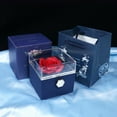 thumbnail image 3 of Compatible with Eternal Rose Floral Necklace Box Valentine's Day Gift Blue, 3 of 4