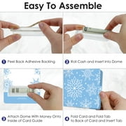 Big Dot of Happiness Merry Christmas Cards - DIY Assorted Holiday Party Cash Holder Gift - Funny Money Cards - Set of 6