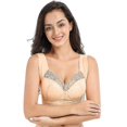 thumbnail image 1 of Sujetador elástico con corte de encaje sin costuras y figura completa para mujer, ropa interior recogida transpirable (s-7xl), 1 of 3