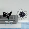 thumbnail image 2 of Reloj de pared acrílico con forma de flor, silencioso, sin , fácil de leer. Ideal para colgar en el dormitorio, sala de estar, cocina, estudio,, 2 of 8
