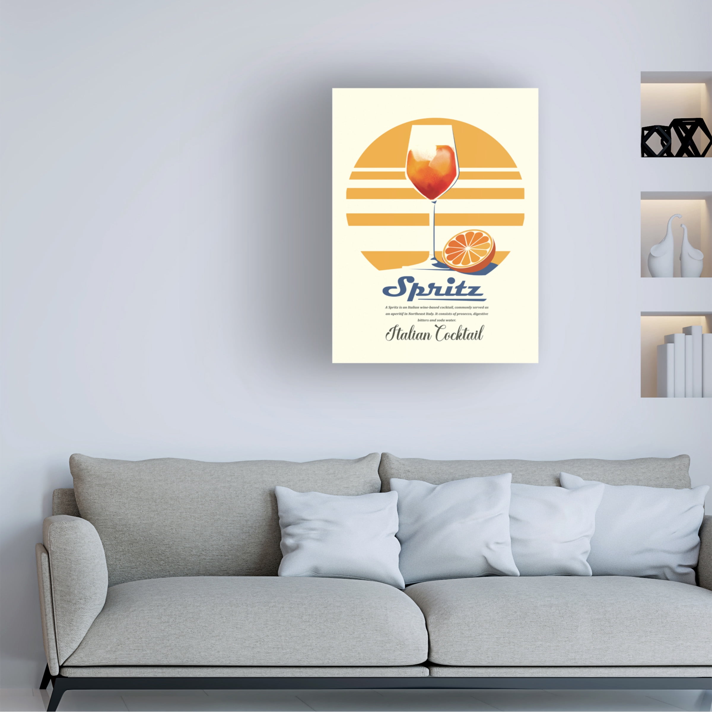 Dionisis Gemos 'Spritz summer print' Canvas Art