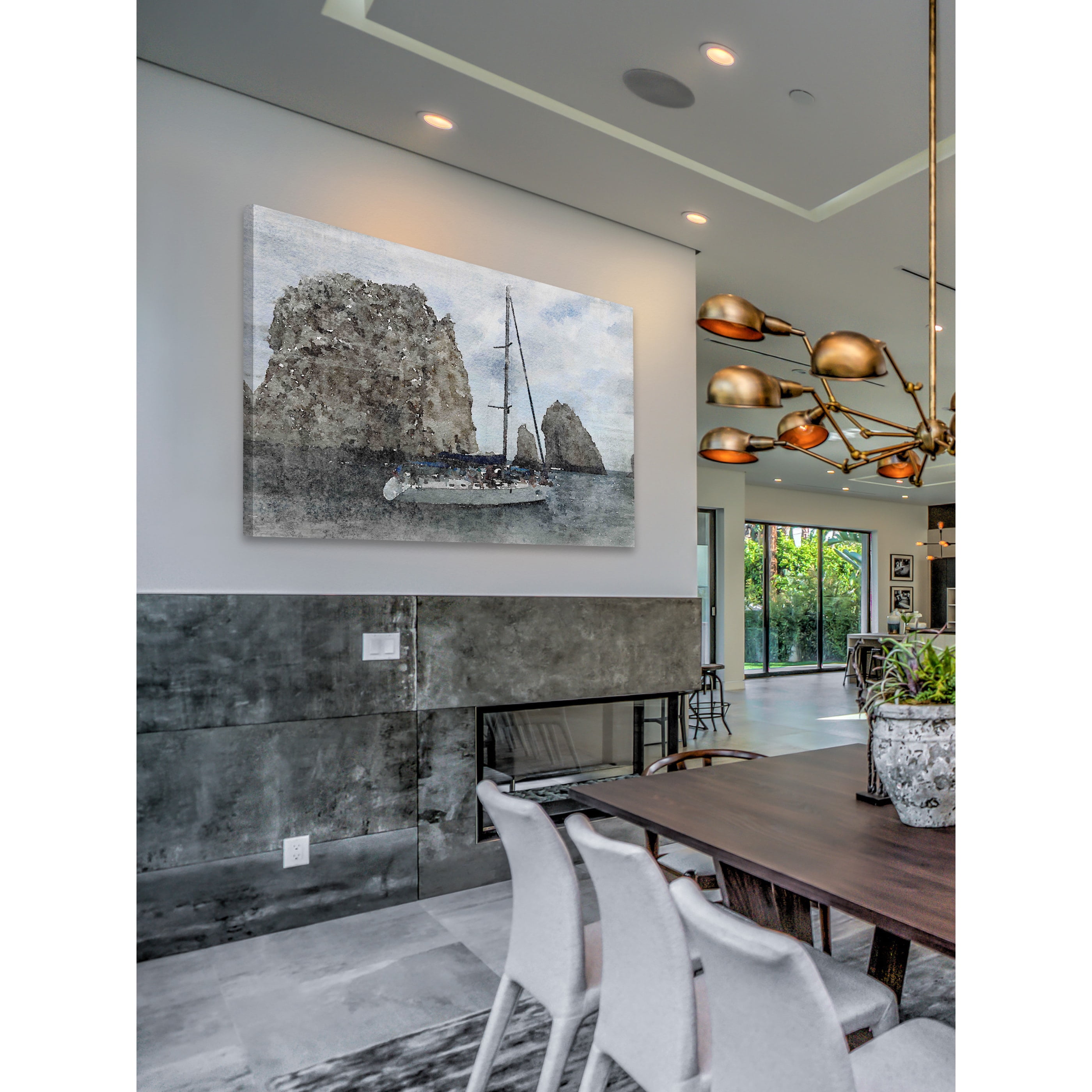 Marmont Hill 'Adventure 3' by Irena Orlov Painting Print on Wrapped Canvas