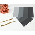 thumbnail image 6 of Unique Bargains 8 Packs Placemats for Kitchen Dining Table Decor Washable Gray 18x12in, 6 of 7