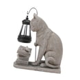 thumbnail image 4 of Estatua Solar de gato para jardín, lámpara para exteriores, exhibición de luz Solar, arte decorativo para patio trasero, figura de escultura Animal, 4 of 8