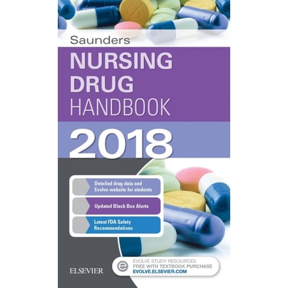Pre-Owned Saunders Nursing Drug Handbook 2018 (Paperback) 0323525091 9780323525091