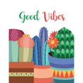 thumbnail image 3 of Robinson, Tamara 15x18 Black Modern Framed Museum Art Print Titled - Good Vibes, 3 of 5