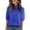 Blue, variant on Lumtrix Womens Mock Neck Sweater Summer Half Sleeve Top Dressy Casual Basic Loose Fitted Knit Pullover Beige M