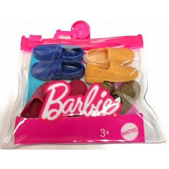 Mattel Ken Shoe Pack with Golden Sneakers, Doll Accessories