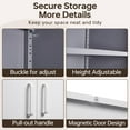 thumbnail image 6 of Fesbos Metal Garage Storage Cabinet with 2 Doors and 5 Adjustable Shelves - 71" Steel Lockable File Cabinet,Locking Tool Cabinets for Office,Garage, 6 of 8