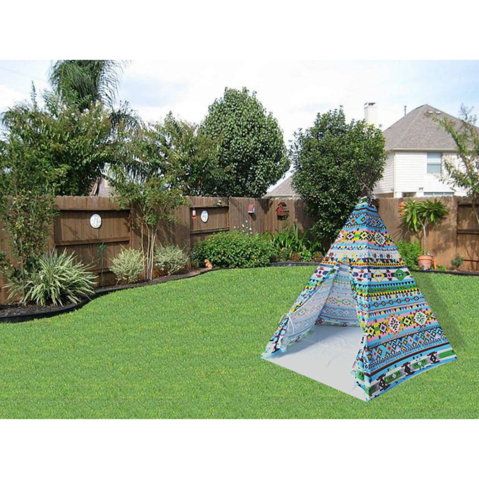 Large Peacock Green Teepee Kids Tiendamia Com