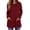 Wine, variant on StSilkitty Loose Casual Sweater for Womens Solid Color Long Sleeve Crewneck Tunic Tops Lightweight Comfy Sweaters