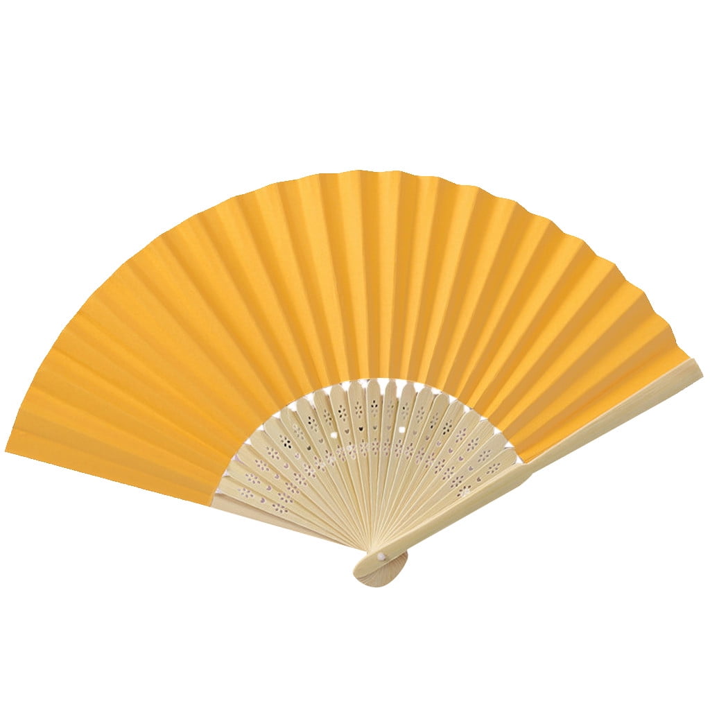 YUEHAO Paper Fans set Pattern Folding Dance Wedding Party Folding Hand ...