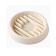 thumbnail image 1 of 3PCS Durable Pp Resin Round Flower Pot Drain Tray Succulent Flower Pot Breathable Base White-S, 1 of 6