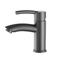 thumbnail image 5 of Vinnova Bliss Single Handle Basin Bathroom Faucet in Gunmetal Gray, 5 of 5