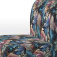 thumbnail image 4 of Designart « Charme de Fleur en Spirale » Fauteuil d'Appoint Rembourré Boho Bleu - Fauteuil à Accoudoirs Bohème et Éclectique pour Salon, 4 of 7