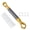 14CM gold, variant on Yihuala Stable Shock Light Mount for Bikes Handlebars Providing Safely Even on Rough Road for Safe Night Ridings