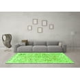 thumbnail image 3 of Ahgly Company Indoor Square Abstract Green Modern Area Rugs, 7' Square, 3 of 4