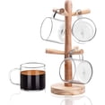 thumbnail image 3 of Soporte de madera para árbol de tazas, estante para tazas de café, soporte de mesa, soporte de madera, soporte para tazas de té, soporte para árbol, ganchos para tazas de cocina, 3 of 5