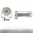 thumbnail image 1 of Tornillo de cabeza plana Phillips M2/M3 niquelado Tornillo de cabeza plana grande M4 Tornillo de cabeza plana grande para computadora M5/M6 100 piezas, 1 of 3