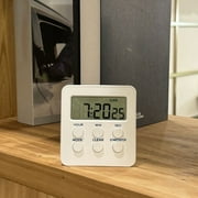 Naittoop Digital Kitchen Timer Multi-Function Magnetic Timers, Learning Management, Suitable for Kitchen, Study, Work, Exercise Training, Outdoor Activities(not Including Battery)