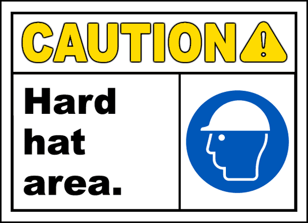 12x18 Aluminu Attention Eye & Ear Protection Required Print Bright Yellow Black Caution Safety Business Sign Large