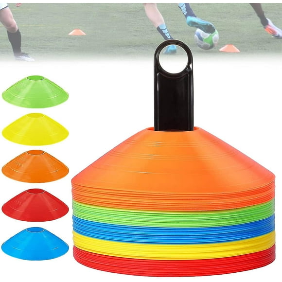 Pro Disc Cones (set Of 50),soccer Cones With Holder,agility Training Soccer