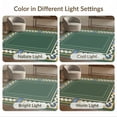 thumbnail image 7 of ODIKA 6'x9' Green Deep Mid-Century Stripes Washable Area Rug Geometric Border Design with Modern Flair for Family Room, Living Mater Bedroom, Non-Slip, Easy Care, 7 of 7
