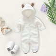 thumbnail image 2 of FDDMis Zipper Onesies 0-3 Months Toddler Girl Sweatsuit 6-12 Month Boy Clothes Girls' Overalls Side Snap Onesies Baby Boy Baby Long Sleeve Bodysuit Overalls for Toddler Girls Kids Coveralls 4t, 2 of 9
